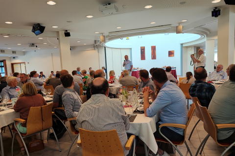 Feest in meetingcentrum Eenheid